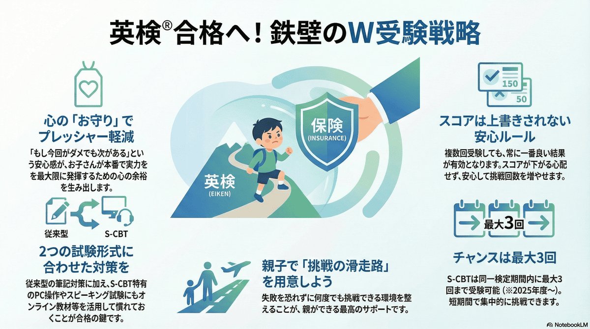 英検準2級】S-CBTとW受験！結果を待たない「鉄壁保険」戦略 | でぶちょ社長の息子留学戦略室